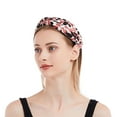 GEZHEN Print Colorful Headband Top Knotted For Women Elastic Head Wrap