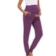 thumbnail image 4 of ShomPort Maternity Joggers with Pocket Solid Color Pregnancy Sweatpants Soft Workout Active Pants For Women, 4 of 5