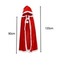 thumbnail image 4 of Capa de disfraz Fernando Capa de terciopelo rojo 90cm, 4 of 8