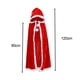thumbnail image 4 of Capa de disfraz de Navidad para Halloween, disfraz suave, capa roja para cosplay, accesorios de fiesta 90cm, 4 of 9