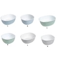 thumbnail image 3 of Matsuzay Colador blanco no tóxico para lavar verduras de forma segura y saludable, cesta de cocina para lavar arroz Organizadores de utensilios de cocina Gris S, 3 of 6