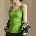 thumbnail image 6 of Besolor Summer Ribbed Tank Tops for Women Sleeveless Stretch Basic Tee Shirts Athletic Workout Yoga Tank Cami Tops, 6 of 7