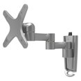 thumbnail image 2 of Monitor Wall Mount Bracket Articulating Adjustable Monitor Arm Stand with Extension for 13 to 27 Inch Screen, 2 of 8