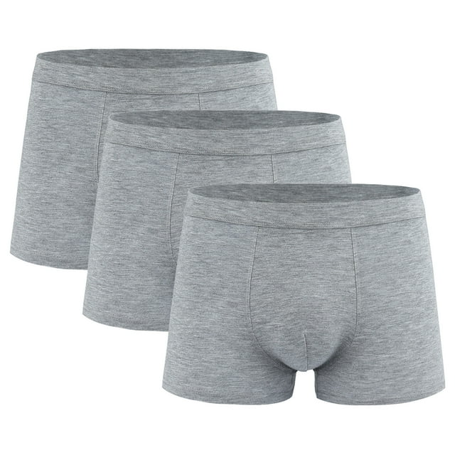 Weiqiqre Boxer Briefs for Men Pack Soft Comfortable High Elasticity Flat Leg Briefs for Men Multipack