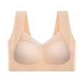 thumbnail image 1 of Sujetador de copa fija de seda de hielo sin costuras de malla color piel, colección de realce de pecho sin aro de acero, ropa interior sexy de belleza para mujer de verano, 1 of 1