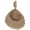 Light Brown, variant on WEUVEB Natural Cotton Rope Hanging Wall Basket for Kitchen Storage of Onions Garlic and Vegetables