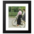 thumbnail image 2 of Paul Fischer 20x24 Black Modern Framed Museum Art Print Titled - On Bike Ride One Summer Day, 2 of 5