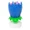 Blue, variant on Lotus Birthday Candle Singing Candle-Powered Spinning Cake Topper Reusable Birthday Candle Fits Any Size Cake Great Decor Party