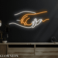 thumbnail image 3 of Glowneon Pet Boss Holding Hand Neon Sign, Pet Led Sign, Pet Shop Sign, 3 of 5
