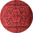 thumbnail image 1 of Ahgly Company Indoor Round Persian Red Traditional Area Rugs, 8' Round, 1 of 4