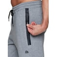 thumbnail image 2 of RBX Active Men's Breathable Fleece Sweatpants with Ankle Zippers, 2 of 5