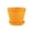 Yellow, variant on ZMKIAG Plant Pots, Colorful Small Flowerpot 8 inch Planter for Indoor Outdoor Garden Home Decor Plastic Flower Pot Round Planter Bonsai Planter Flower Vegetable Planter Pot House Decorative
