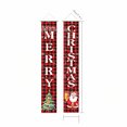 thumbnail image 2 of Decoración de ambiente exterior con copos de nieve, bandera de fiesta de Papá Noel, decoración con coplas navideñas, 2 of 2