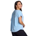 thumbnail image 5 of RBX Active Women's Plus Size Quick Dry Short Sleeve Workout Top with Mesh Panels, 5 of 5