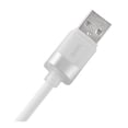 thumbnail image 3 of Cable USB a Lightning Onn 1.2m, Silicón 3A Blanco, 3 of 4