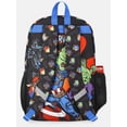 thumbnail image 2 of Marvel Black Backpack Set with Lunch kit, Headphones and Water Bottle, 2 of 5