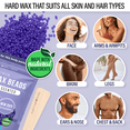 thumbnail image 4 of Tress Wellness 19.2 Oz Lavender Scented Hard Wax Beads for Face and Body Hair Removal, 4 of 9