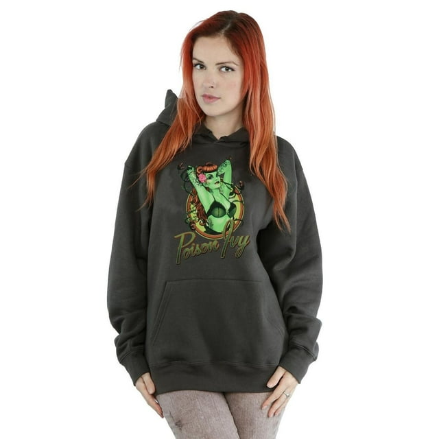 DC Bombshells Chandail à Capuchon Femme Poison Ivy Badge Heather