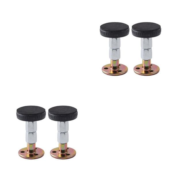 Yuarrent Soporte fijo para muebles, 2 uds., estabilizador de cama de pared de aleación de acero inoxidable ajustable, Tope de puerta Type2 NO2