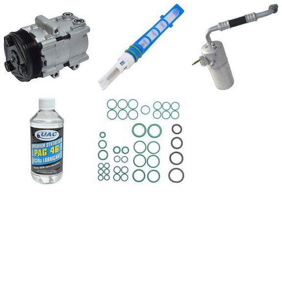A/C Compressor and Component Kit -- Compressor Replacement Kit Fits select: 2004 FORD F-150 HERITAGE CLASSIC, 1998 FORD F150