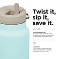 thumbnail image 4 of Klean Kanteen TKWide w/Twist Cap, 32oz, Blue Tint, 4 of 7