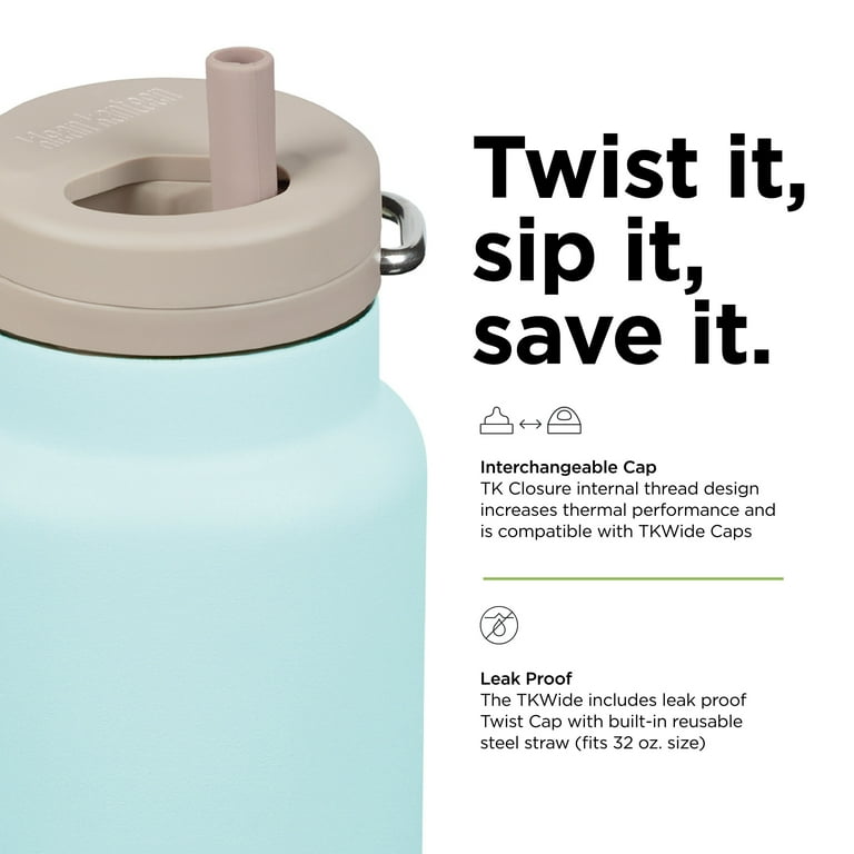 Klean Kanteen, Water Bottle, 32oz TKWide, Blue Tint - Walmart.com