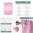 thumbnail image 6 of Valentine's Day Balloon Curtains for Bedroom/Front Door/Bathroom, Pink Bowknot Ribbon Modern Mother's Day Tie Up Curtains 63 Inch Length Light Filtering Kitchen Curtains Shades for Windows 46"x63", 6 of 8