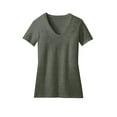 thumbnail image 3 of District Adult Female Women Electric Heather T-Shirt Hthrd Olive Large, 3 of 4