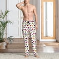thumbnail image 2 of Naloa Tulips Flowers Pajama Pants Men, PJ Bottoms, Sleep & Lounge Pants-X-Large, 2 of 6