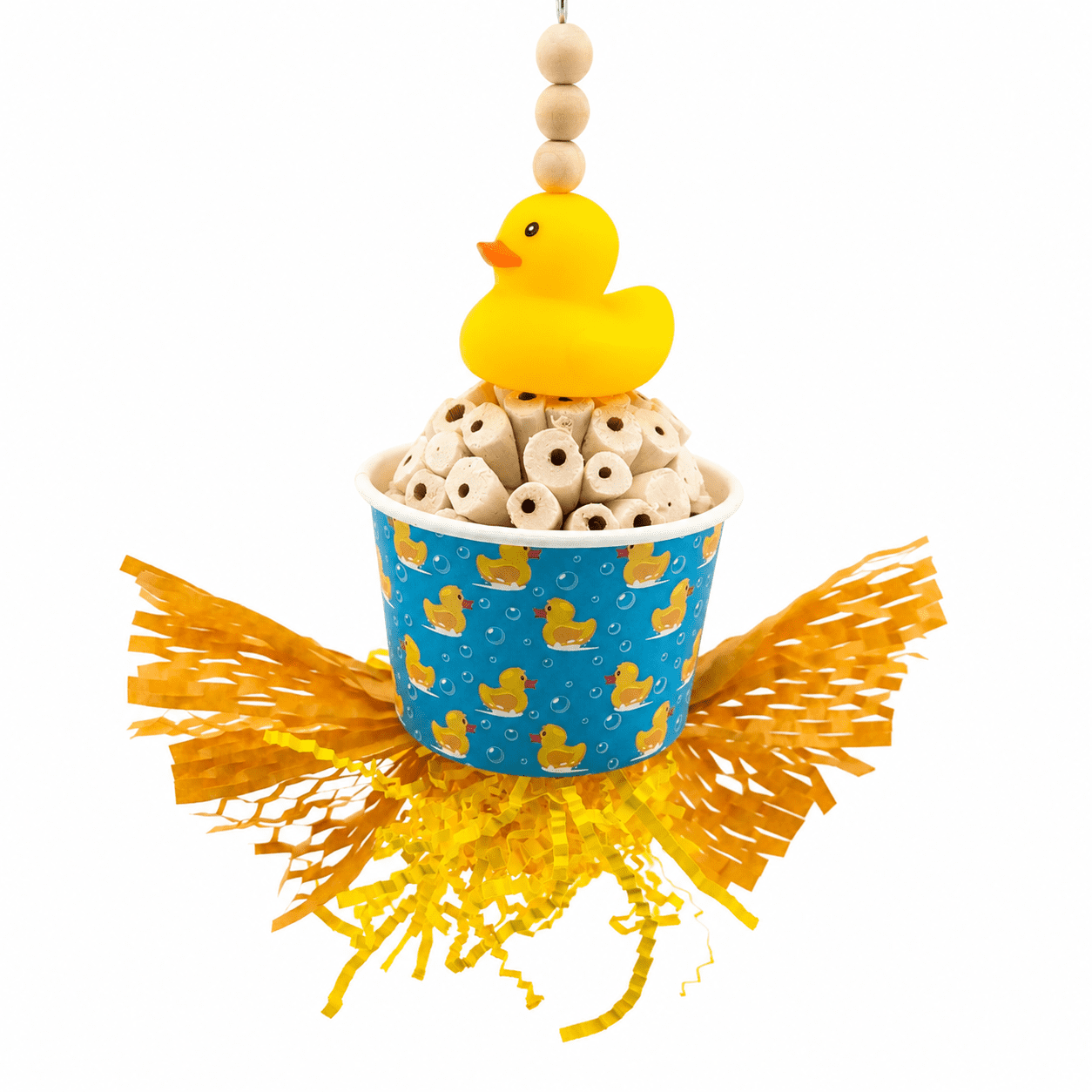 Bonka Bird Toys 2703 Ducky Bath Sola Atta Chew Small Parrot Cage Toy Parakeet