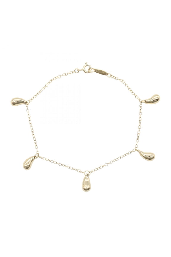 Pre-Owned Tiffany & Co. Teardrop 5-Motif Bracelet in 18K Yellow Gold for Women (Good)
