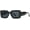 Black, variant on Fashion Square Sunglasses For Women Men Rivet Decoration Luxury Ladies Sun Glasses UV400 Shades Lady Leopard Eyewear