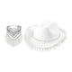 thumbnail image 2 of Sombrero con Flecos de Vaquero Occidental, Conjunto de Bandana, Sombrero con Flecos de Diamantes de Imitación, Sombrero de Jazz para Hombres Y Mujeres Blanco Fernando Sombrero de vaquero con pañuelo, 2 of 7