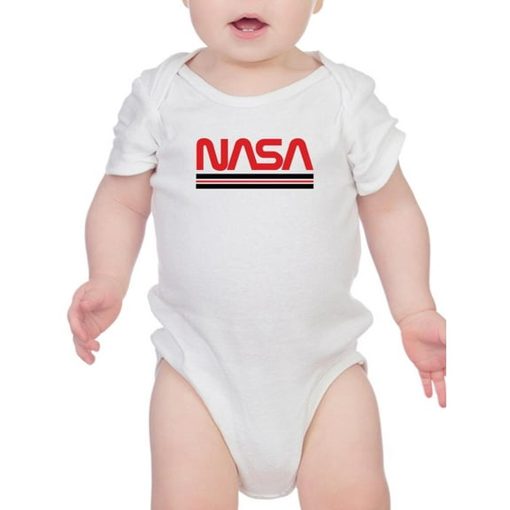 NASA Nasa Classic Banner Bodysuit Infant -NASA Designs, 24 Months