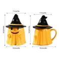 thumbnail image 3 of Water Bottle,16oz Chic Halloween Mug Set With Lids Perfect Couples' Gift For Enchanting Coffee & Tea Moments ??✨, 3 of 4