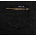 thumbnail image 5 of Dwelliawo Men’s Henley Shirts Henley Short Sleeve Shirt Casual Loose Clothing Sport Big and Tall Tees Button Down Collared Shirts with Pocket Black 2XL, 5 of 7