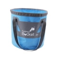 thumbnail image 1 of Cubo plegable Contenedor de almacenamiento de agua Cubo de almacenamiento de agua plegable Ahorro de espacio Pie SPA Remojar pies Lavabo de viaje para Azul, 1 of 8