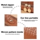 thumbnail image 3 of Bolsas de maquillaje para cosméticos de gran capacidad para mujeres y niñas, bolsas de cosméticos de viaje impermeables de cuero PU, 3 of 5