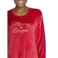 thumbnail image 2 of Joyspun Women's Velour Sleepshirt with Fuzzy Socks Set, 2-Piece, Sizes XS-4X, 2 of 2