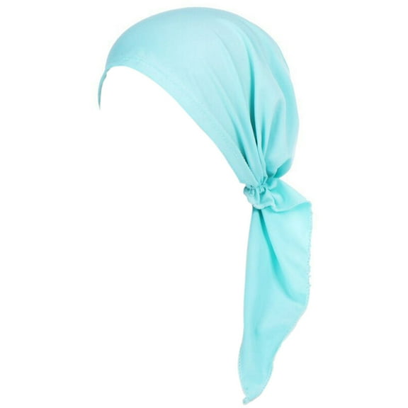 BEFOKA Hijab Undercap for Women, Islamic Muslim Under Hijab Cap Pre Tied Turban Underscarf Solid Undercap Bonnet Inner Head Scarf Head Wraps Hair Turbans for Women Headwears Sleep Cap