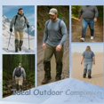 thumbnail image 3 of Gaiters for Hiking Boots, Waterproof & Adjustable Leg Protection for Weed Eating, Ideal Use as Tick Gaiters for Hiking Boots, Black & Grey, 3 of 10