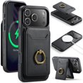 thumbnail image 1 of Funda tipo cartera Oidealo para iPhone 17 Pro Max, magnética, con protección RFID, 1 of 7