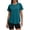 Turquoise, variant on Women's Workout T-Shirts Loose Fit Short Sleeve Quick Dry Cooling Running Basic Tee Tops