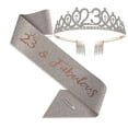 thumbnail image 4 of Faja y tiara de cumpleaños Yashi Oro rosa 40 Traje Talla 10, 4 of 5