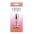 thumbnail image 1 of Rear Assets Chrome-Plated Aluminum Clover Anal Plug, Rose Gold, 1 of 6