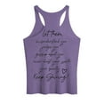 thumbnail image 2 of Women Casual Versatile Letter Printed Vest Round Neck Sleeveless Vest Top Ripped Top Women Silk Top 3x Womens Tops plus Size 3x Workout Shirts Workout Tops for Women Leather Tube Top Biking Top Women, 2 of 4