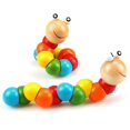 thumbnail image 3 of Juguete sensorial colorido Gusano, rompecabezas para niños, juguetes de aprendizaje temprano, 3 of 4