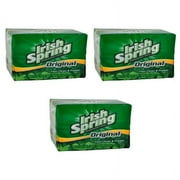 Irish Spring Original Deodorant Soap 2 In 1 Pack(180g Approx.) (Pack of 3) 302211