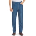 thumbnail image 1 of Colecciones Etc. Vaqueros clásicos de algodón para hombre, estilo vaquero, azul medio, talla XL, 1 of 2