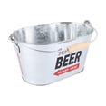 thumbnail image 4 of Cubo de cerveza con asa lateral, elegante, antióxido, ovalado, de gran capacidad, para champán, ideal para barbacoas de bar, tipo hielo frío., 4 of 14